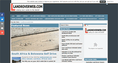 Desktop Screenshot of landroverweb.com